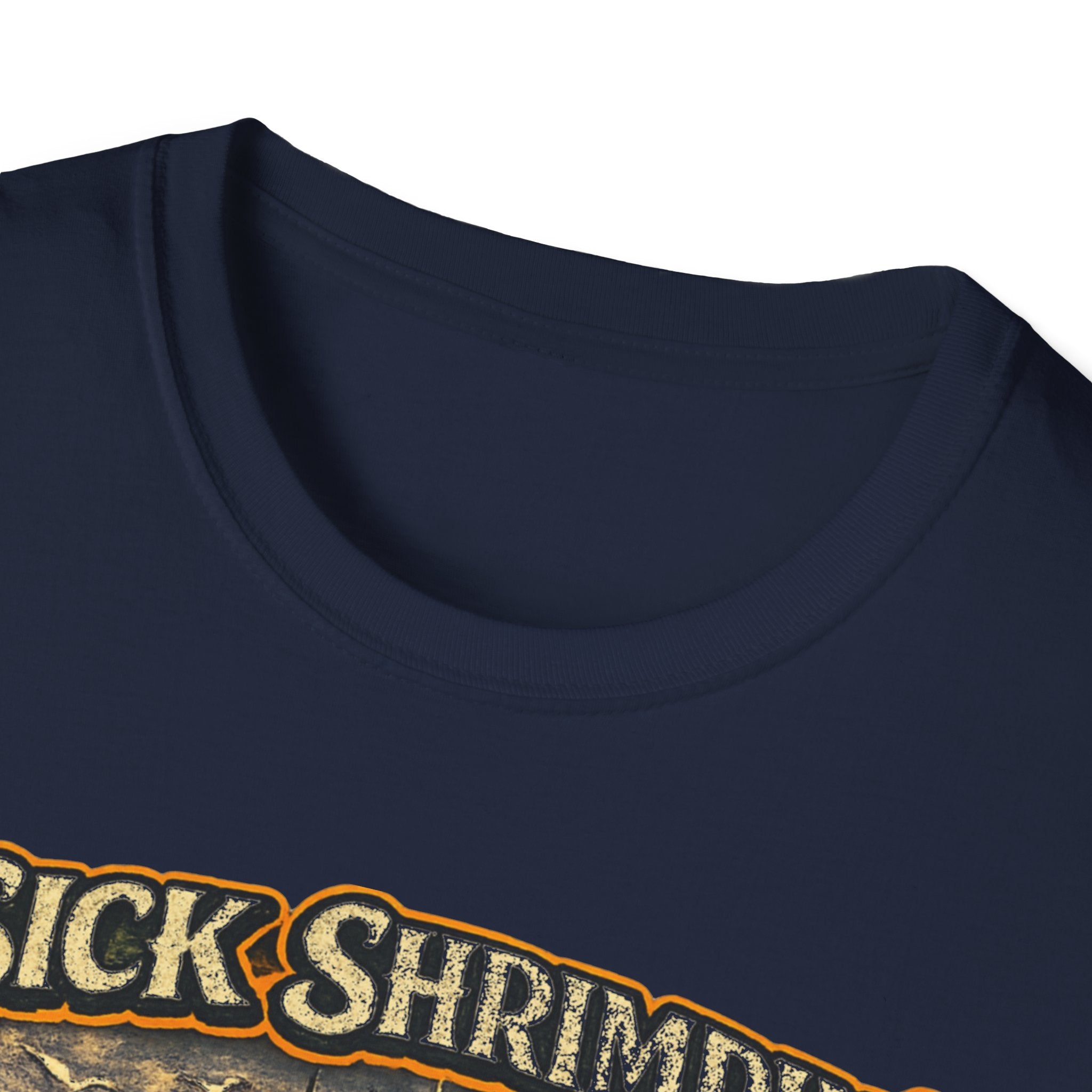 2Sick Shrimpin Vintage Shrimp Boat Graphic Tee