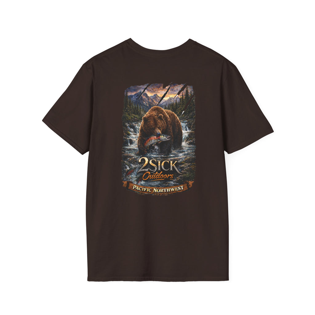 2Sick Outdoors “Grizzly River Run” Premium Graphic Tee