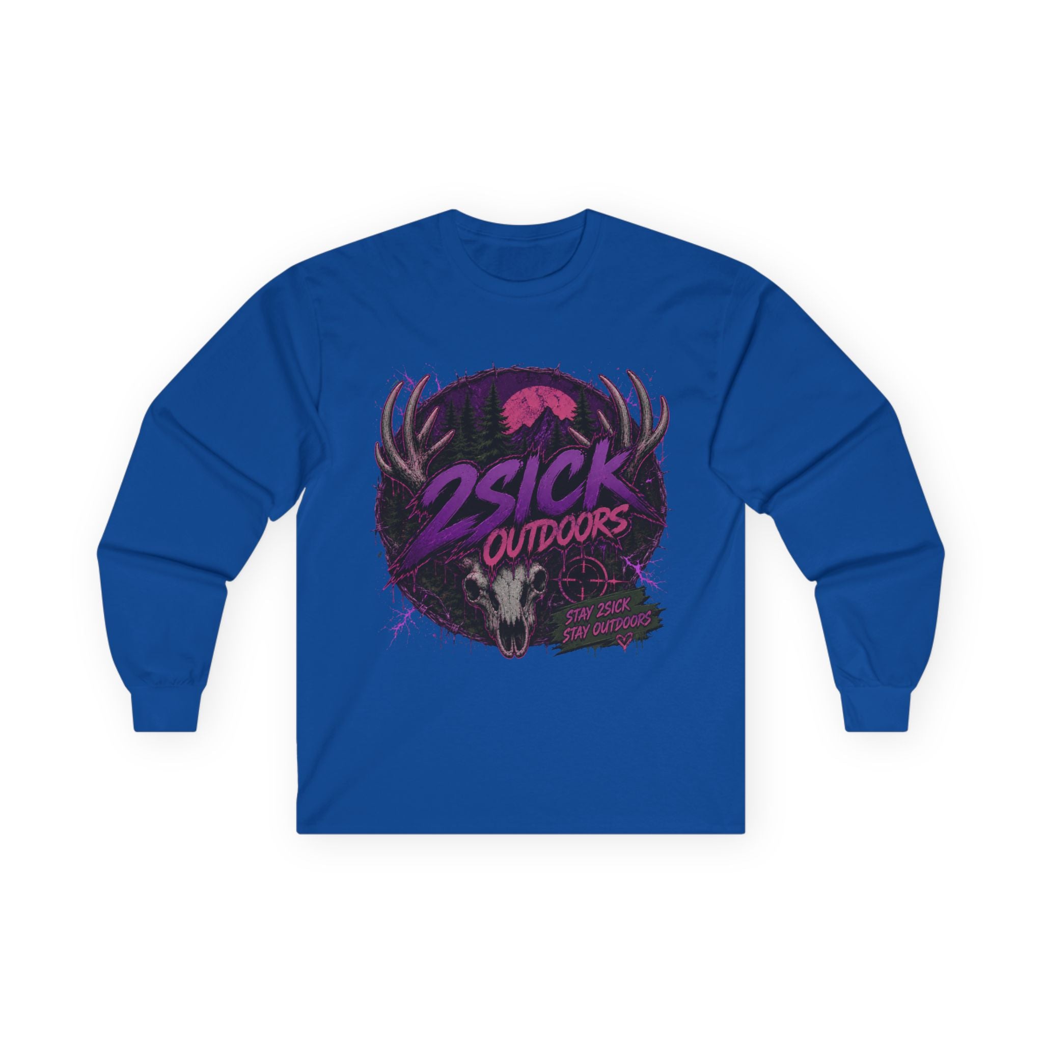 2Sick Outdoors "Midnight Trophy" Long Sleeve Tee