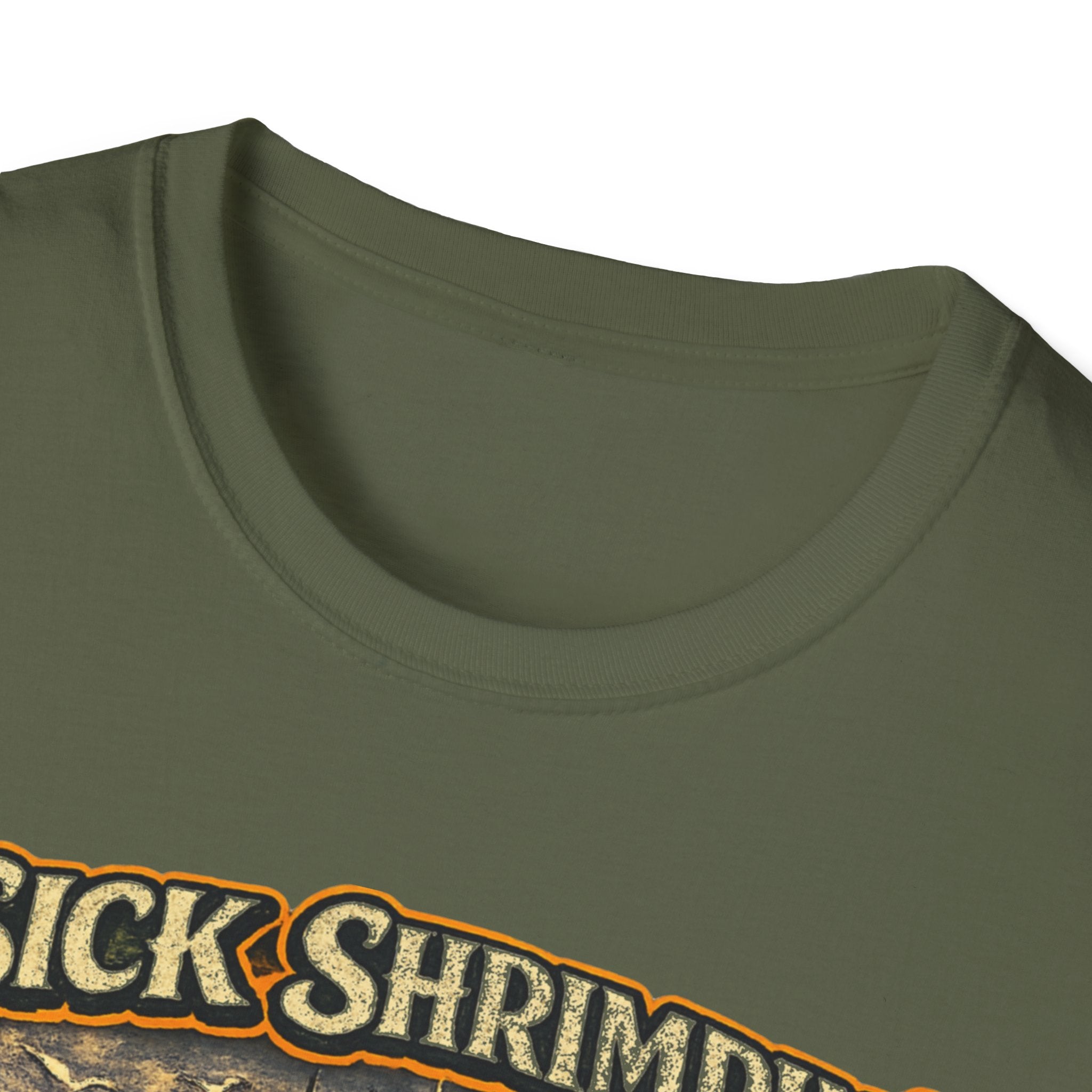 2Sick Shrimpin Vintage Shrimp Boat Graphic Tee